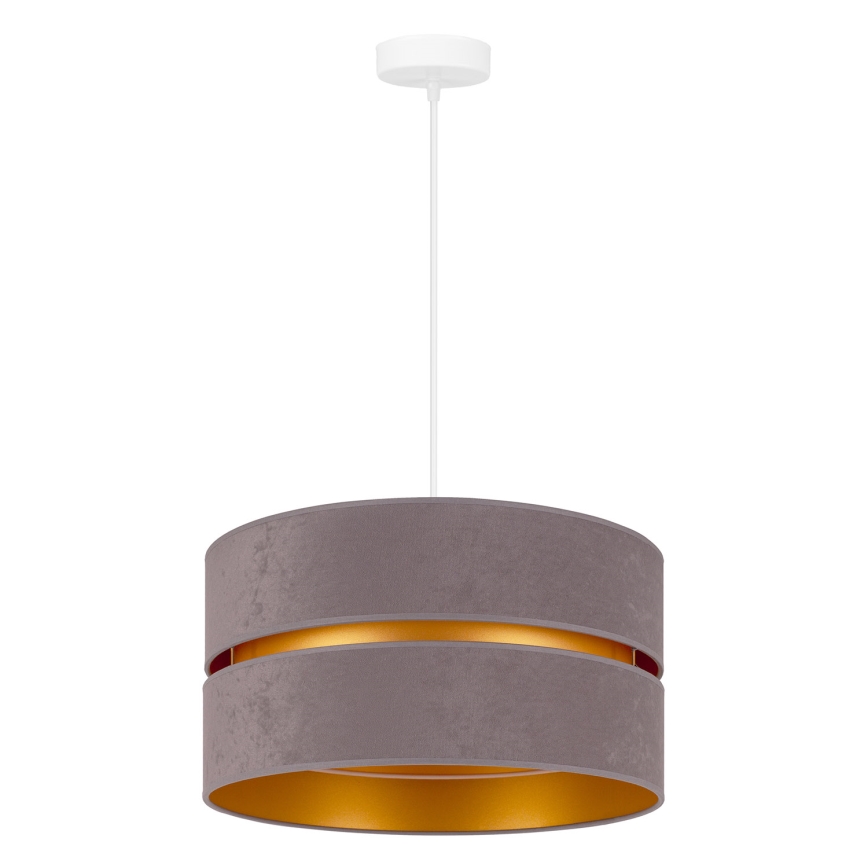 Duolla - Подвесная люстра DUO 1xE27/15W/230V диаметр 40 см серый
