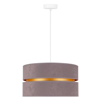 Duolla - Подвесная люстра DUO 1xE27/15W/230V диаметр 40 см серый
