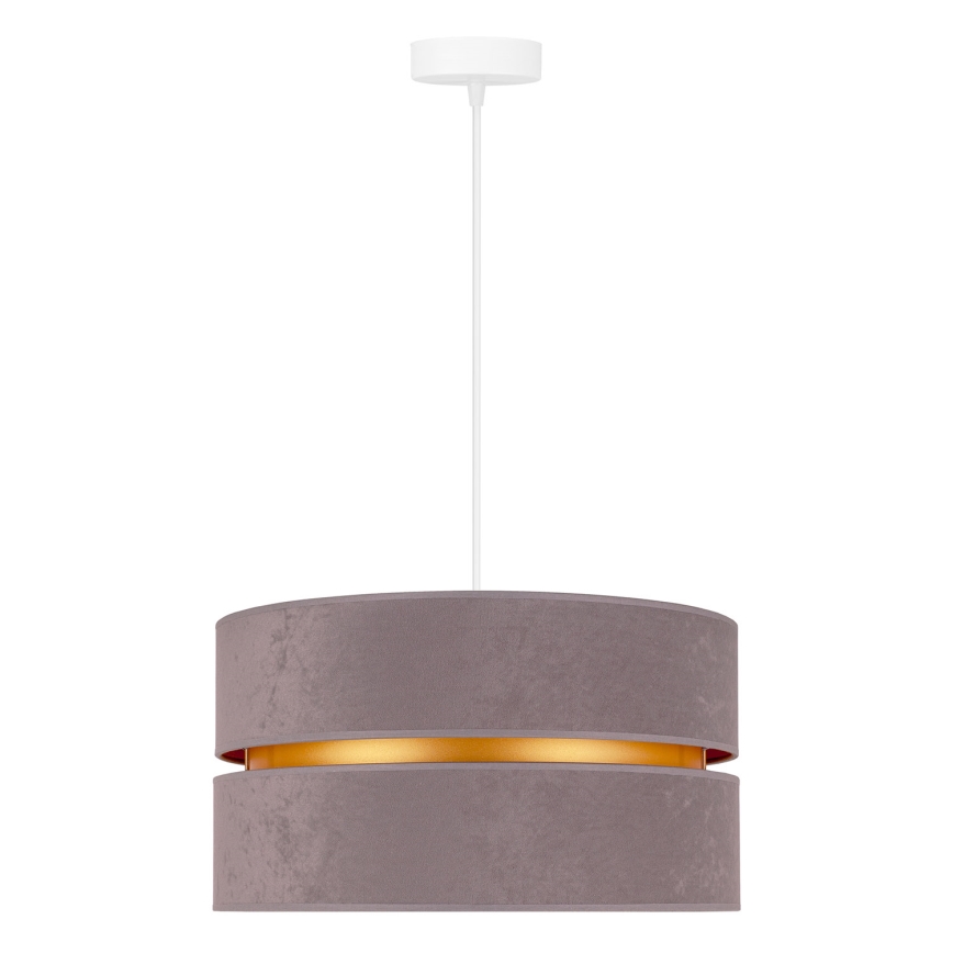 Duolla - Подвесная люстра DUO 1xE27/15W/230V диаметр 40 см серый