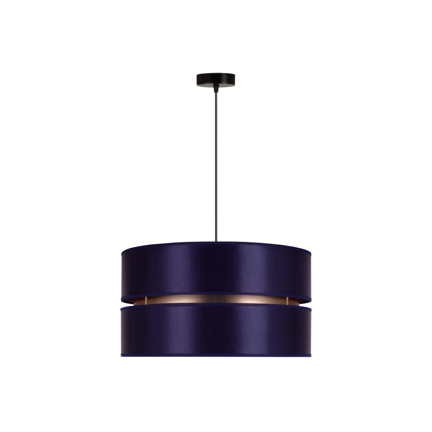 Duolla - Подвесная люстра DUO 1xE27/15W/230V диаметр 40 см синий/золотистый
