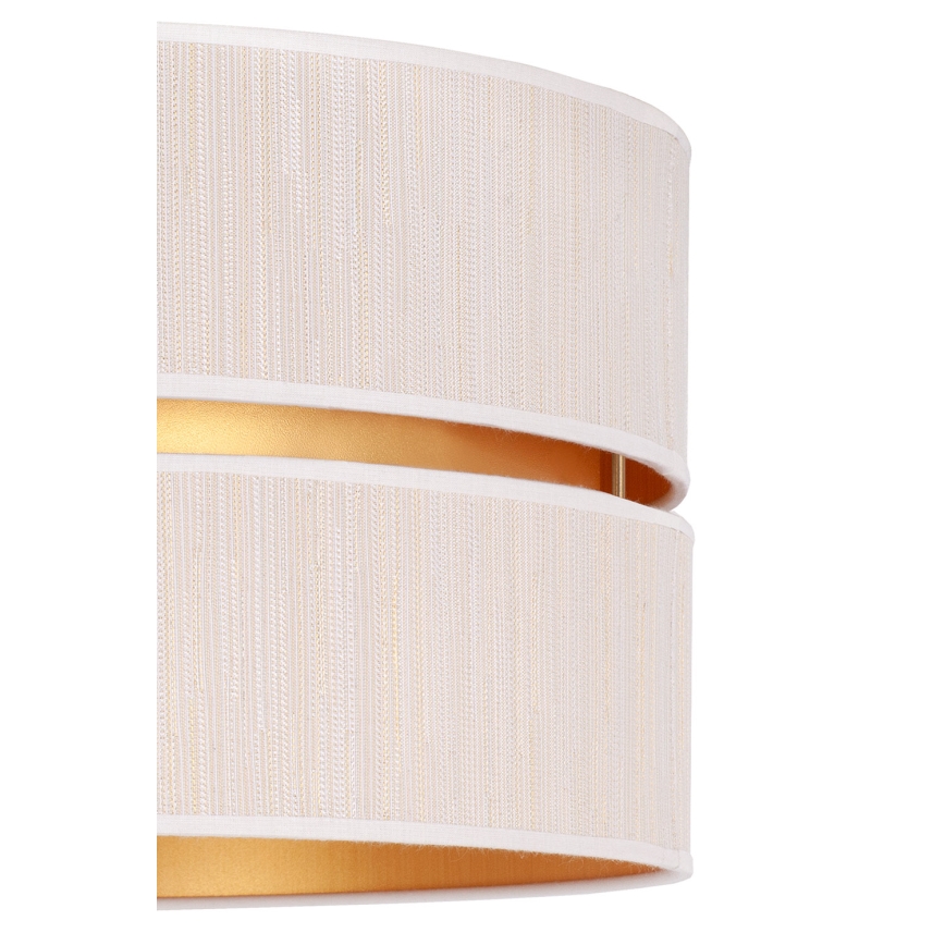 Duolla - Подвесная люстра DUO 1xE27/15W/230V диаметр 40 см кремовый/золотистый