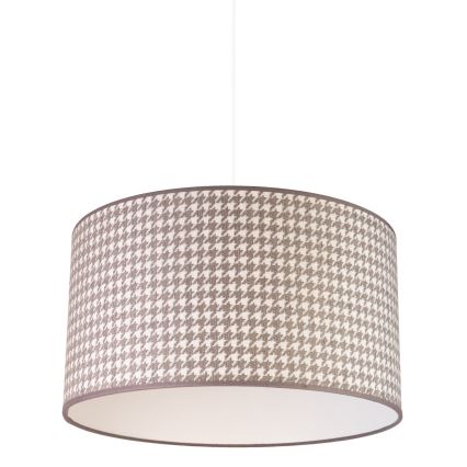 Duolla - Подвесная люстра KENT 1xE27/40W/230V диаметр 45 см серый