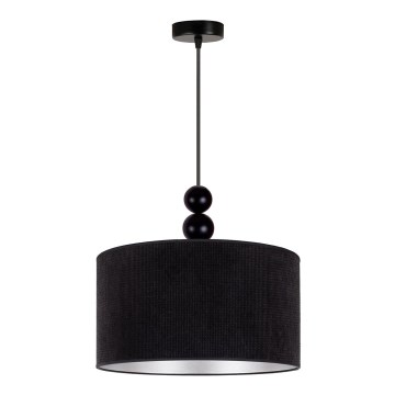 Duolla - Подвесная люстра LYON 1xE27/15W/230V диаметр 40 см черный