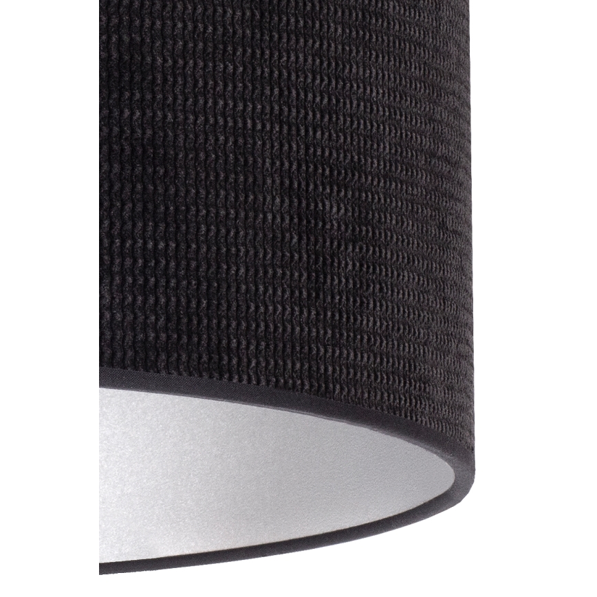 Duolla - Подвесная люстра LYON 1xE27/15W/230V диаметр 40 см черный