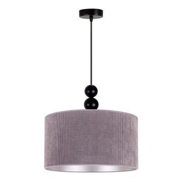 Duolla - Подвесная люстра LYON 1xE27/15W/230V диаметр 40 см серый