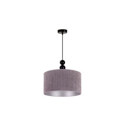 Duolla - Подвесная люстра LYON 1xE27/15W/230V диаметр 40 см серый