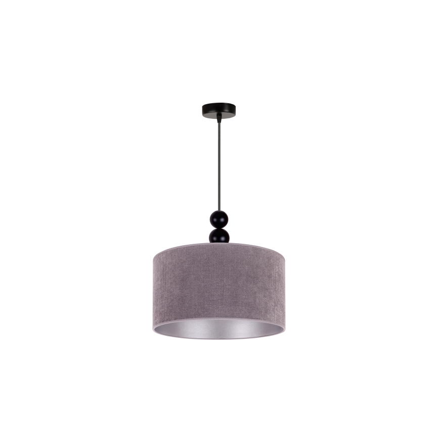 Duolla - Подвесная люстра LYON 1xE27/15W/230V диаметр 40 см серый