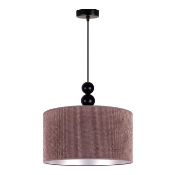 Duolla - Подвесная люстра LYON 1xE27/15W/230V диаметр 40 см коричневый