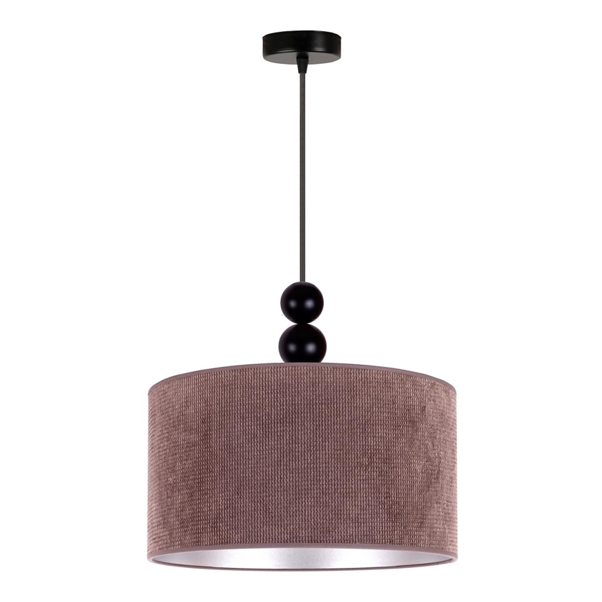 Duolla - Подвесная люстра LYON 1xE27/15W/230V диаметр 40 см коричневый