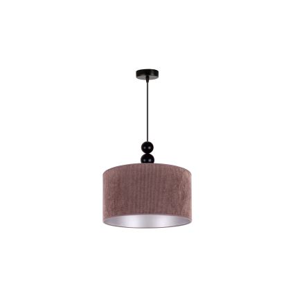 Duolla - Подвесная люстра LYON 1xE27/15W/230V диаметр 40 см коричневый