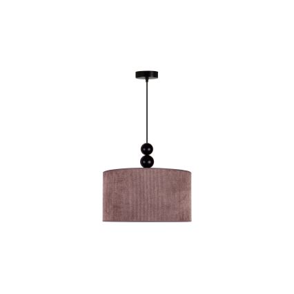 Duolla - Подвесная люстра LYON 1xE27/15W/230V диаметр 40 см коричневый