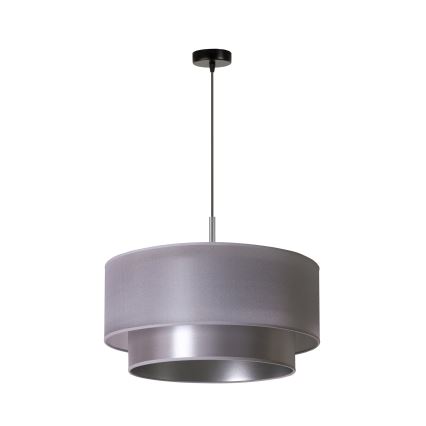 Duolla - Подвесная люстра NANTES 1xE27/15W/230V диаметр 45 см серебряный