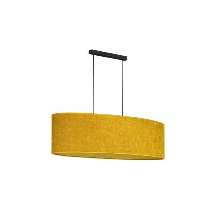 Duolla - Подвесная люстра OVAL 2xE27/15W/230V коричневая