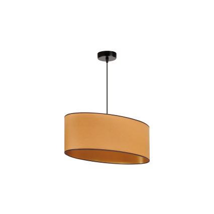 Duolla - Подвесная люстра OVAL VEGAN 1xE27/15W/230V коричневый