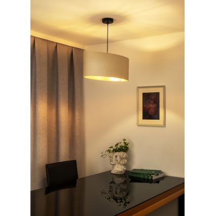 Duolla - Подвесная люстра OVAL VEGAN 1xE27/15W/230V кремовый