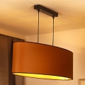 Duolla - Подвесная люстра OVAL VEGAN 2xE27/15W/230V коричневый