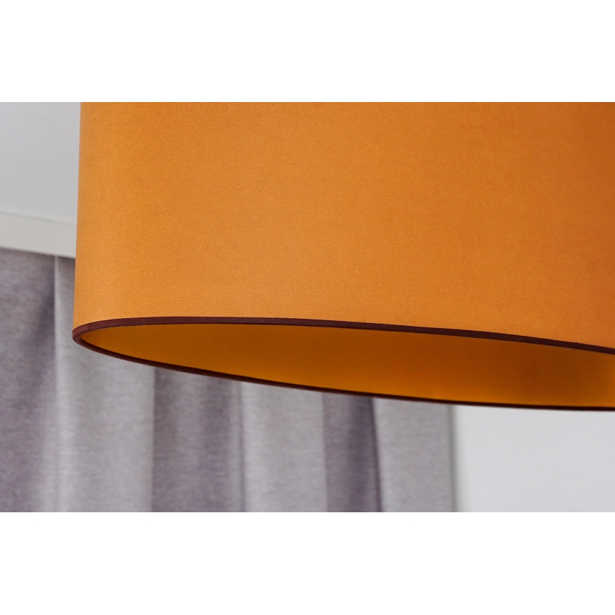 Duolla - Подвесная люстра OVAL VEGAN 2xE27/15W/230V коричневый