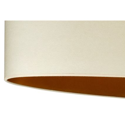 Duolla - Подвесная люстра OVAL VEGAN 2xE27/15W/230V кремовый