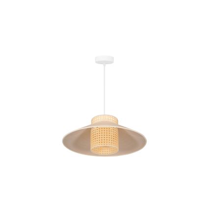 Duolla - Подвесная люстра RIO RATTAN 1xE27/15W/230V диаметр 45 см бежевый/ротанг