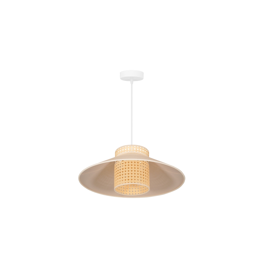 Duolla - Подвесная люстра RIO RATTAN 1xE27/15W/230V диаметр 45 см бежевый/ротанг