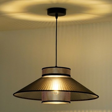 Duolla - Подвесная люстра RIO SHINY 1xE27/15W/230V диаметр 45 см черный/медный
