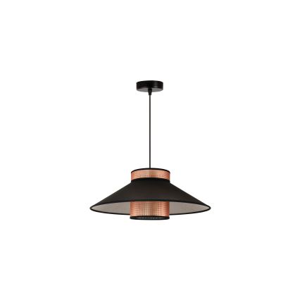 Duolla - Подвесная люстра RIO SHINY 1xE27/15W/230V диаметр 45 см черный/медный