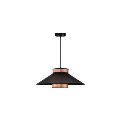 Duolla - Подвесная люстра RIO SHINY 1xE27/15W/230V диаметр 45 см черный/медный