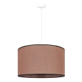 Duolla - Подвесная люстра ROLLER 1xE27/15W/230V диаметр 40 см коричневый/черный
