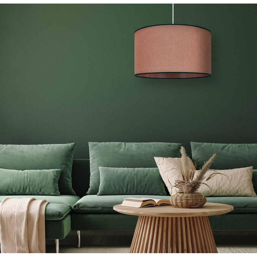 Duolla - Подвесная люстра ROLLER 1xE27/15W/230V диаметр 40 см коричневый/черный