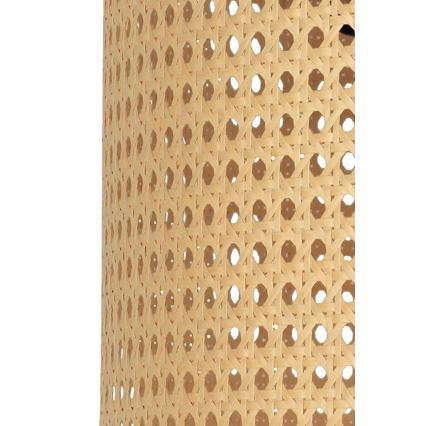 Duolla - Подвесная люстра ROLLER 1xE27/15W/230V диаметр 45 см ротанг/черный