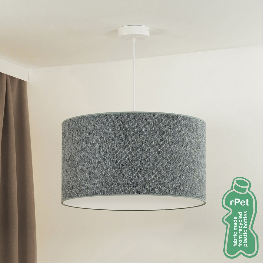 Duolla - Подвесная люстра ROLLER ECO RECYCLING 1xE27/15W/230V диаметр 45 см зеленый