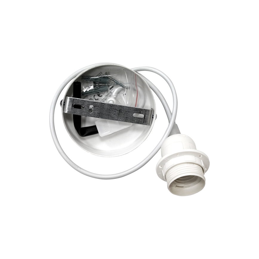 Duolla - Подвесная люстра ROLLER ECO RECYCLING 1xE27/15W/230V диаметр 45 см кремовый