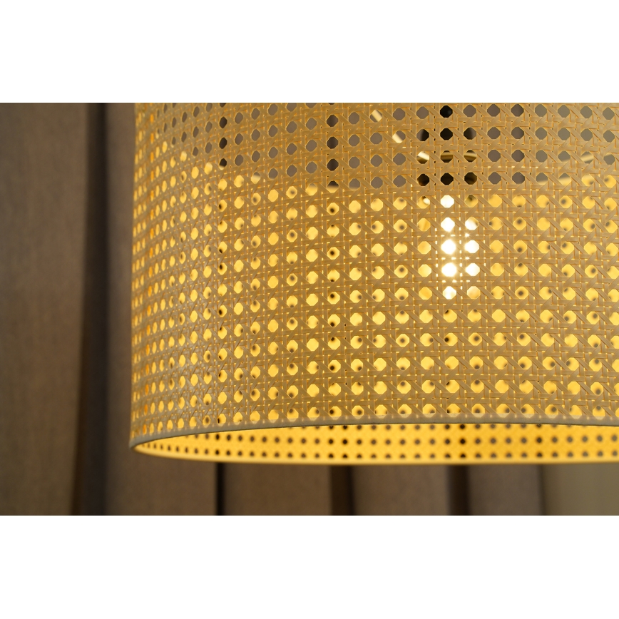Duolla - Подвесная люстра ROLLER RATTAN 1xE27/15W/230V диаметр 45 см бежевый