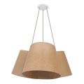 Duolla - Подвесная люстра ROSSA 3xE27/15W/230V диаметр 75 см коричневый