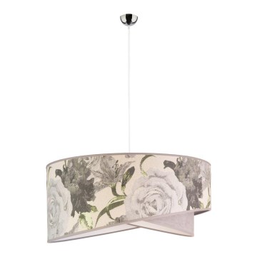 Duolla - Подвесная люстра ROYAL 1xE27/40W/230V диаметр 50 см серый