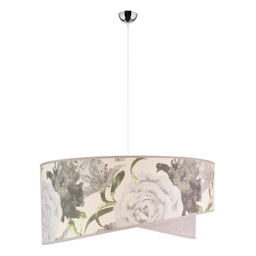 Duolla - Подвесная люстра ROYAL 1xE27/40W/230V диаметр 50 см серый