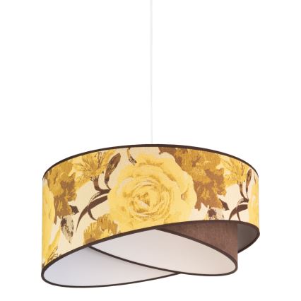 Duolla - Подвесная люстра ROYAL 1xE27/40W/230V диаметр 50 см желтый