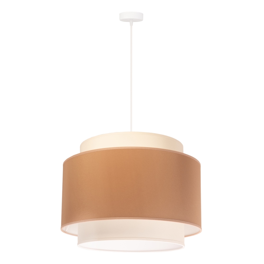 Duolla - Подвесная люстра SOHO 1xE27/40W/230V диаметр 40 см бежевый/кремовый