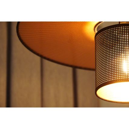 Duolla - Подвесная люстра TOKYO SHINY 1xE27/15W/230V диаметр 50 см черный/медный