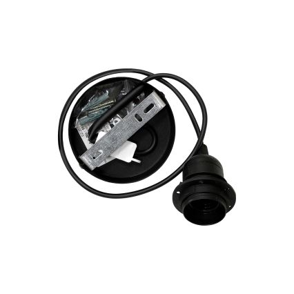 Duolla - Подвесная люстра TRIO 1xE27/15W/230V диаметр 45 см черный/серый/белый