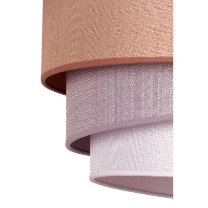 Duolla - Подвесная люстра TRIO 1xE27/40W/230V диаметр 45 см коричневый/серый/серебристый