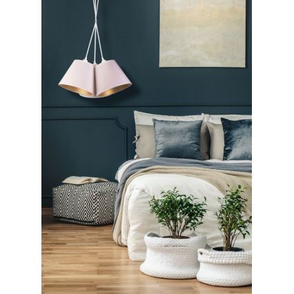 Duolla - Подвесная люстра TWIGGY 3xE27/40W/230V диаметр 60 см белый