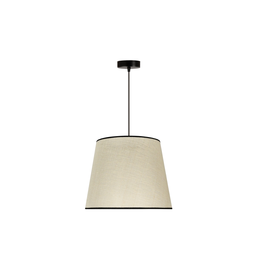 Duolla - Подвесная люстра YUTE 1xE27/15W/230V диаметр 38 см серый/черный