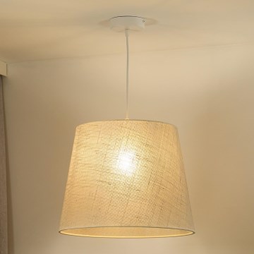 Duolla - Подвесная люстра YUTE 1xE27/15W/230V диаметр 38 см серый