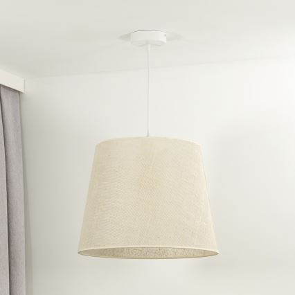 Duolla - Подвесная люстра YUTE 1xE27/15W/230V диаметр 38 см серый