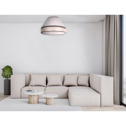 Duolla - Потолочный светильник AVIGNON 3xE27/15W/230V диаметр 60 см бежевый