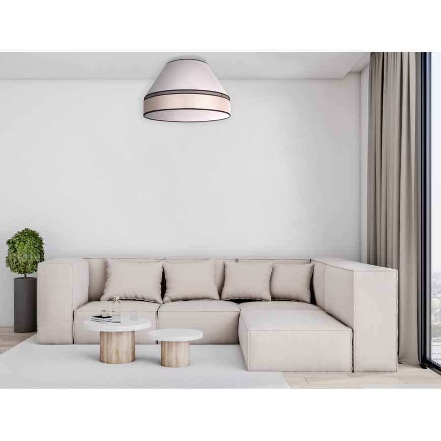 Duolla - Потолочный светильник AVIGNON 3xE27/15W/230V диаметр 60 см бежевый