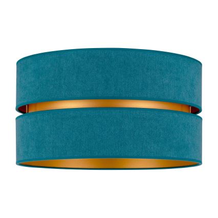 Duolla - Потолочный светильник DUO 1xE27/40W/230V диаметр 40 см бирюзовый/золотистый