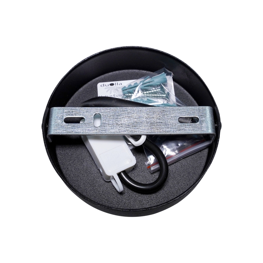 Duolla - Потолочный светильник DUO 1xE27/40W/230V диаметр 40 см зеленый/золотистый