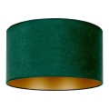 Duolla - Потолочный светильник ROLLER 1xE27/15W/230V диаметр 40 см темно-зеленый/золотой